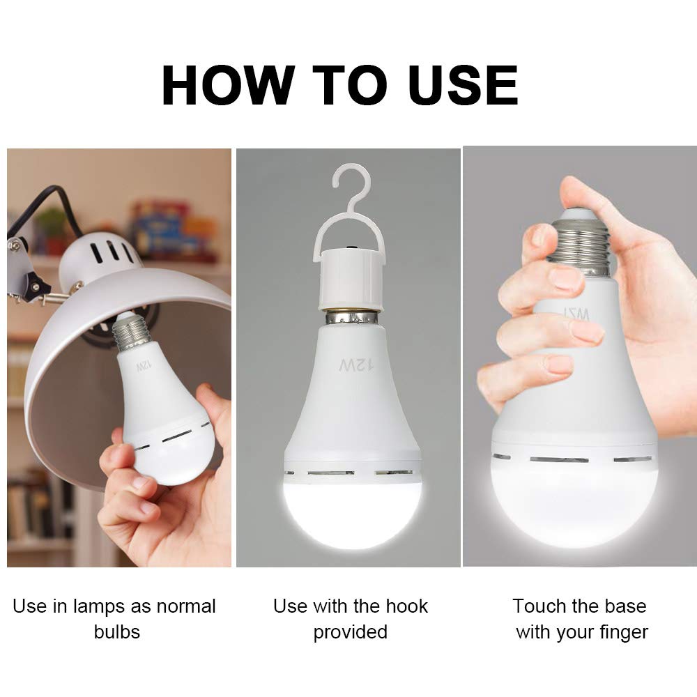 Emergency LED Light Bulb (7W) — Automatic Backup During Power Cuts