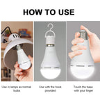 Emergency LED Light Bulb (7W) — Automatic Backup During Power Cuts